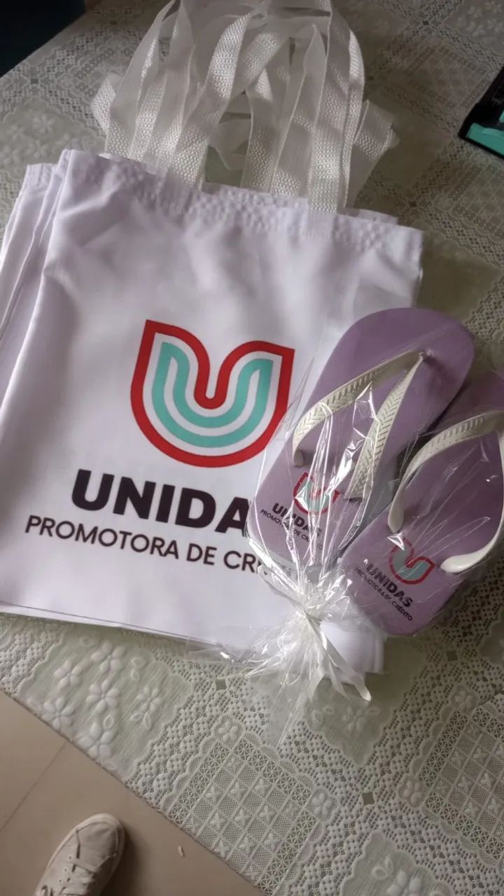 Sacola Ecobag - em algodão cru - com sua logo gravada - Foto 2