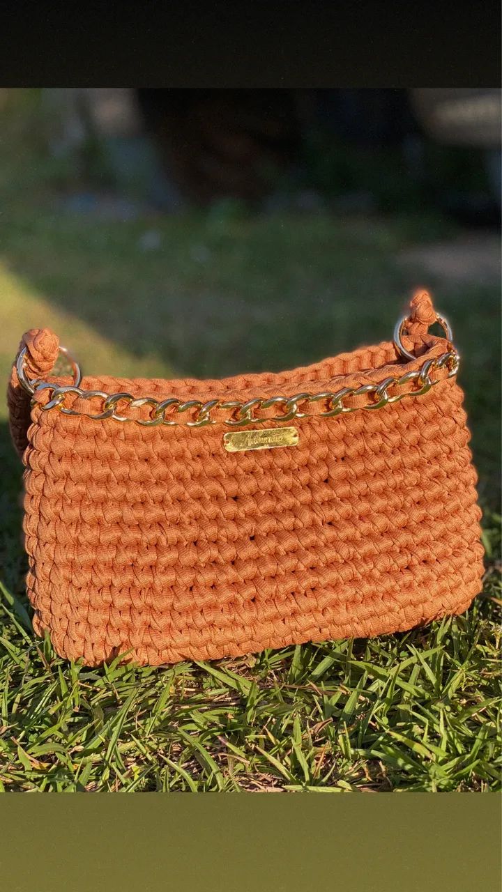 Bolsa- bolsas em crochê  - Foto 3