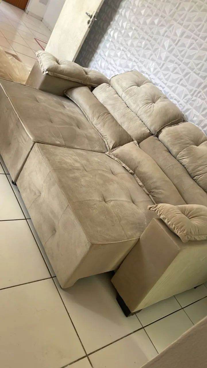 Sofa retrátil reclináveis 2.20 direto da fábrica 