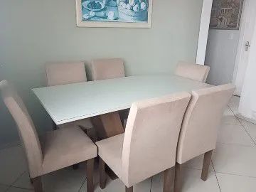 Vendo mesa de jantar com 6 cadeiras  - Foto 3