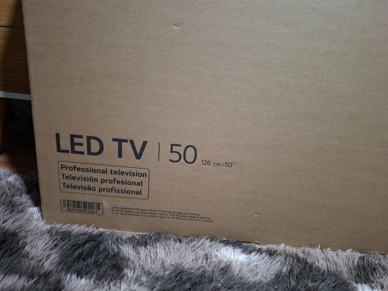 SMART TV LG 50' LACRADA.      