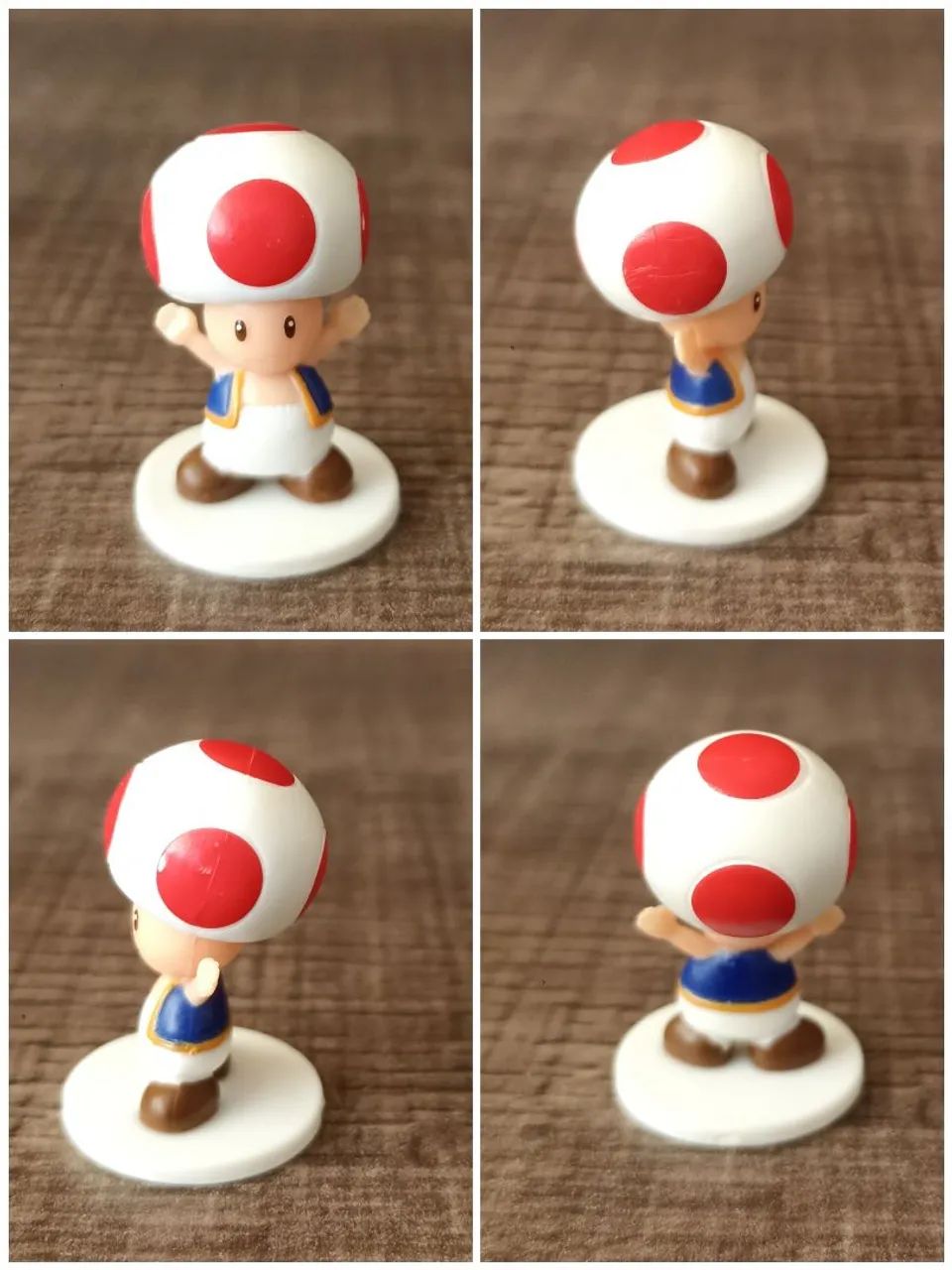 Miniaturas Super Mario Bros Toad e Mario  - Foto 3