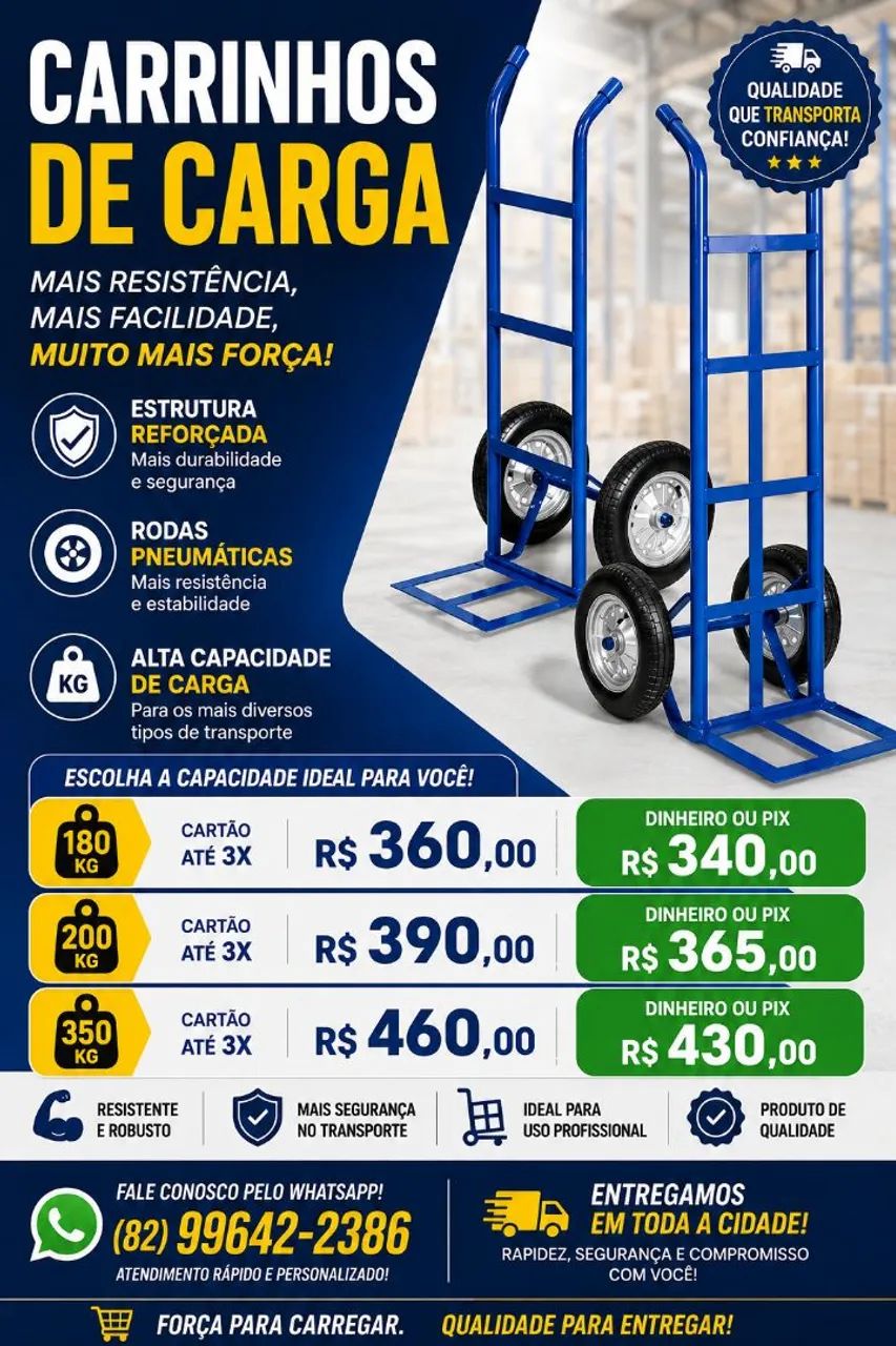 Carrinhos de Carga (NOVOS)
