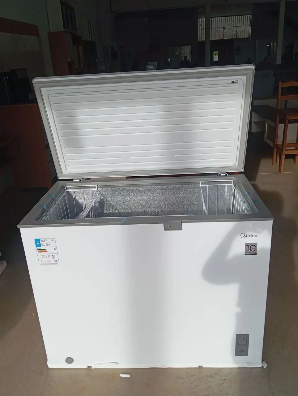 FRIZZER MIDEA HORIZONTAL 293 LITROS - Geladeiras e Freezers