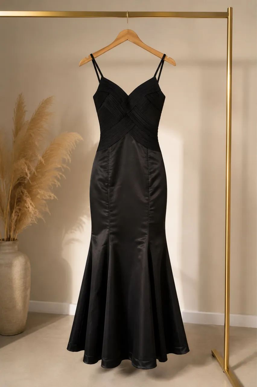 Vestido lelis Blanc preto  - Foto 3