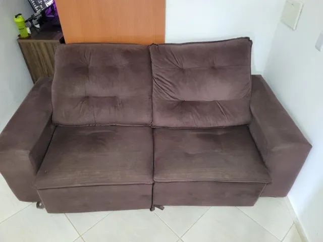 Sofá retrátil seminovo - Foto 4