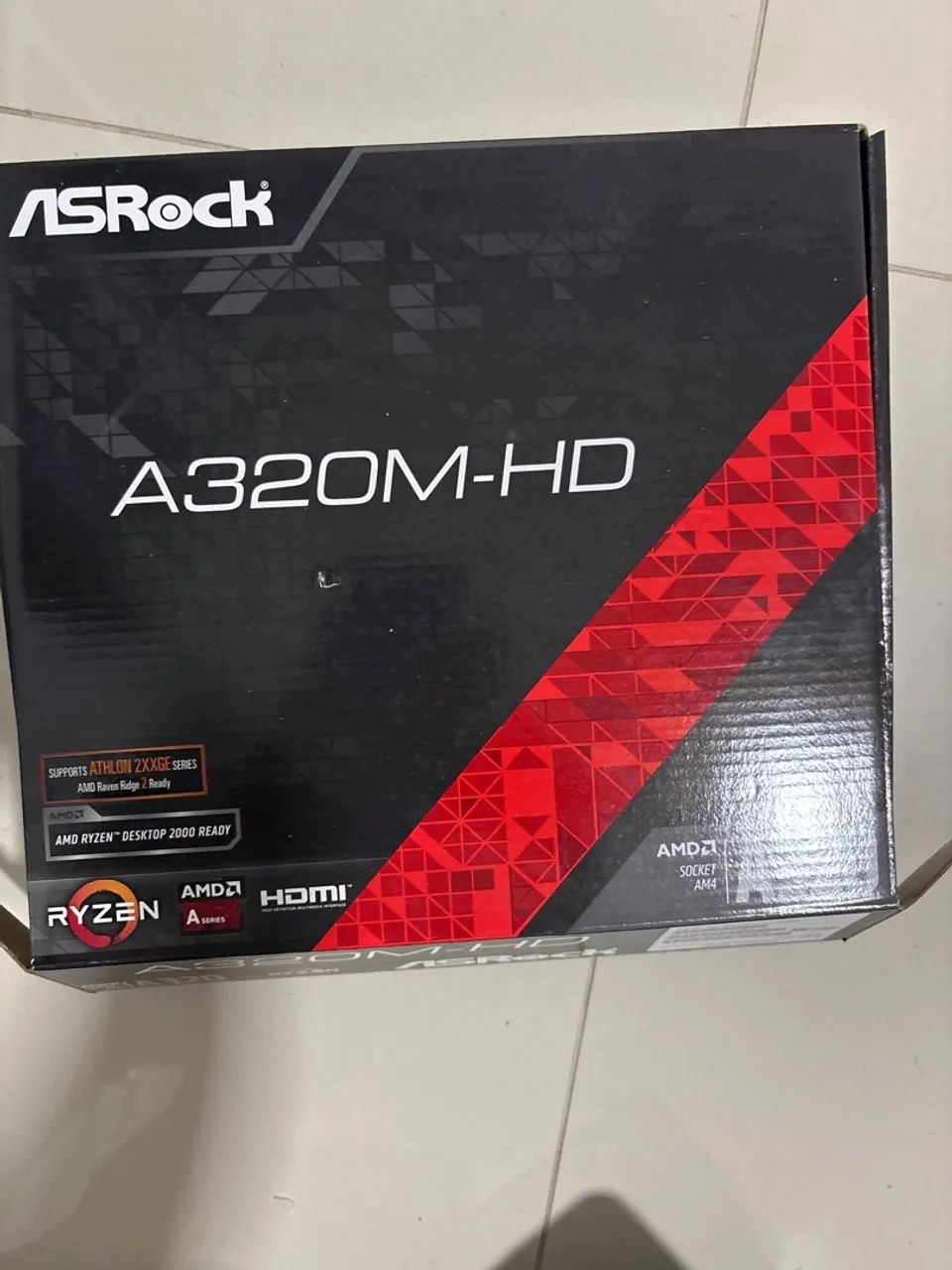 Placa mãe a320m hd ddr4 