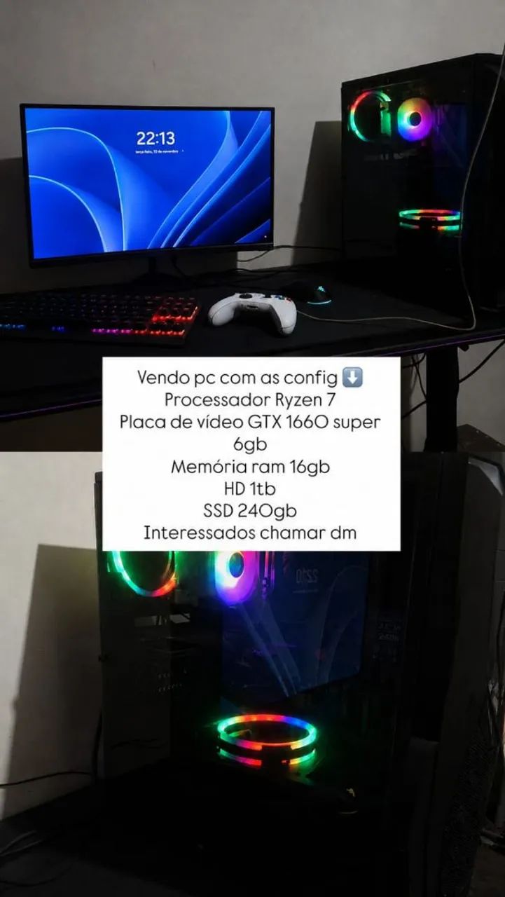 VENDO OU TROCO PC GAMER