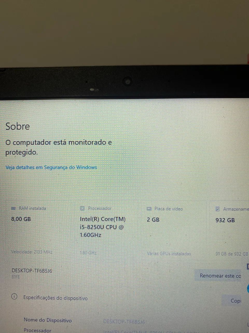 Notebook ideapad 330 - negociável - Foto 4