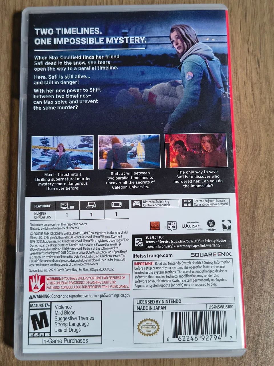 Life is stranger Double Exposure Nintendo Switch  - Foto 2