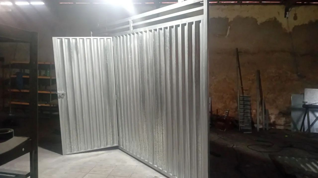 Portão galvanizado 1.350 com entrega  - Foto 2