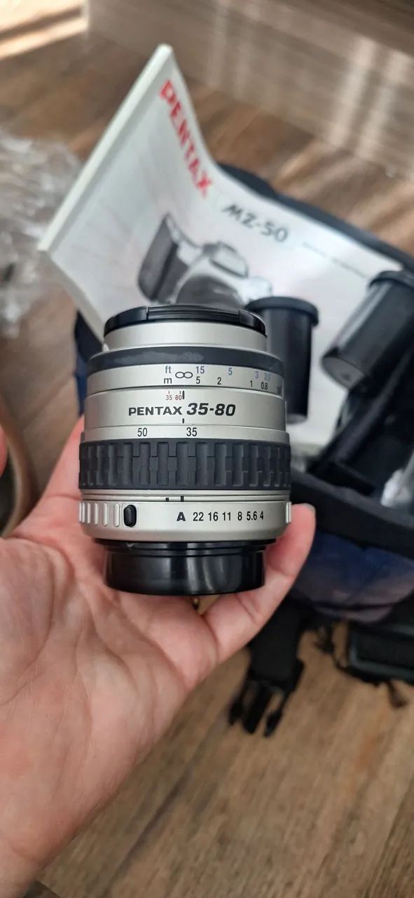 Câmera analógica Pentax MZ-50 nunca usada. Mas nao funcionando.  - Foto 6