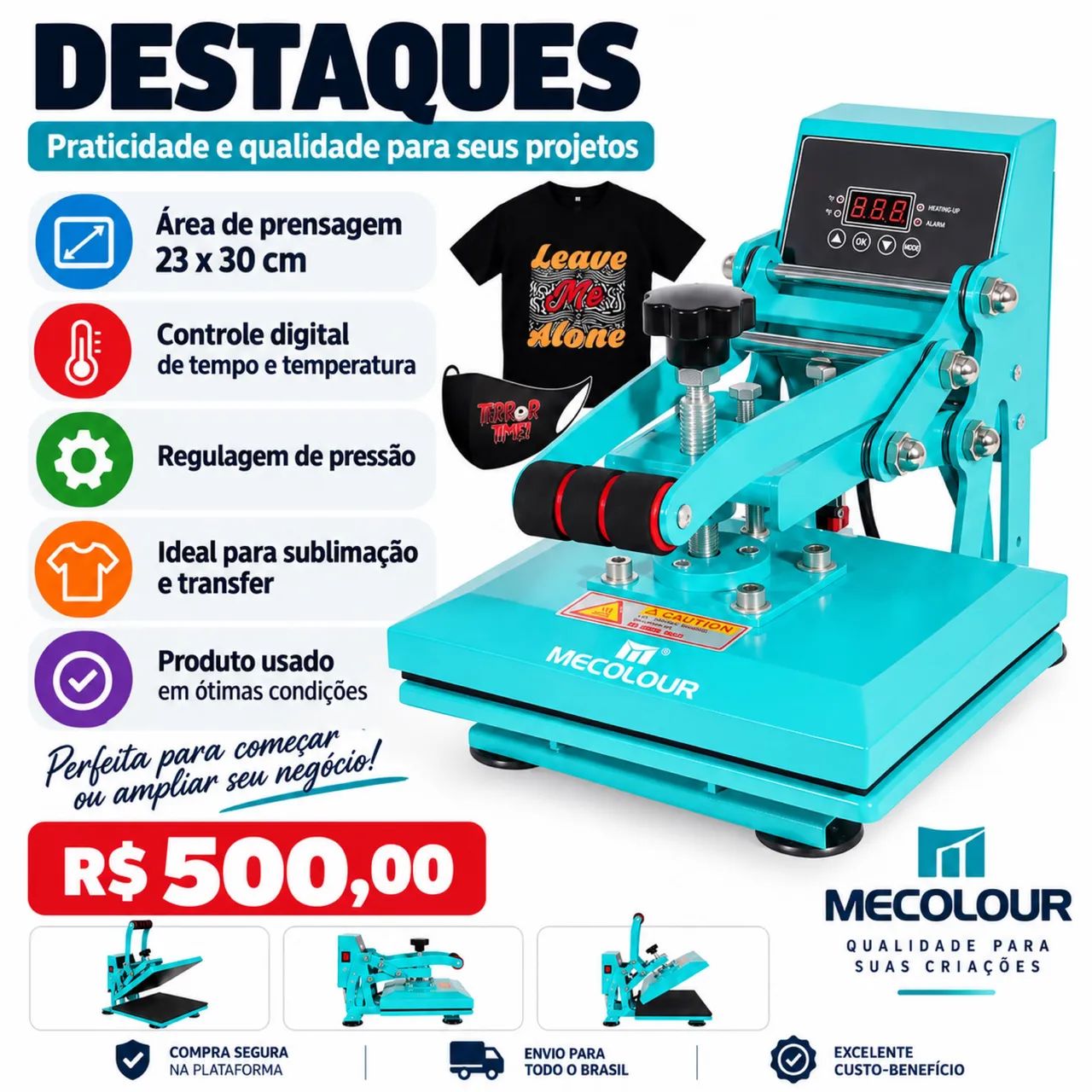 Prensa de sublimação  - Foto 2