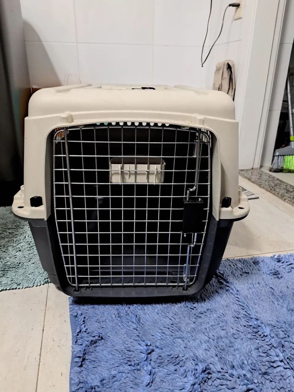 Caixa de Transporte para Cães e Gatos - Grande e Resistente 