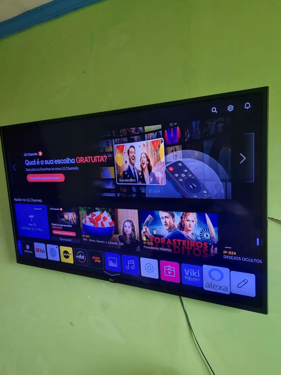 Smart tv LG com alexa 55 polegadas 4k top - Foto 5