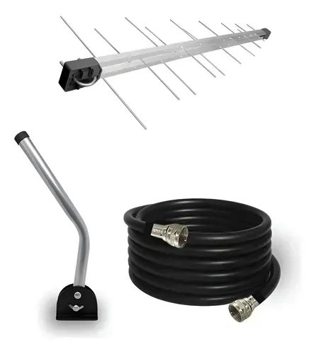 Kit Antena Externa Digital Vhf`/ Uhf + Acessórios  - Foto 4