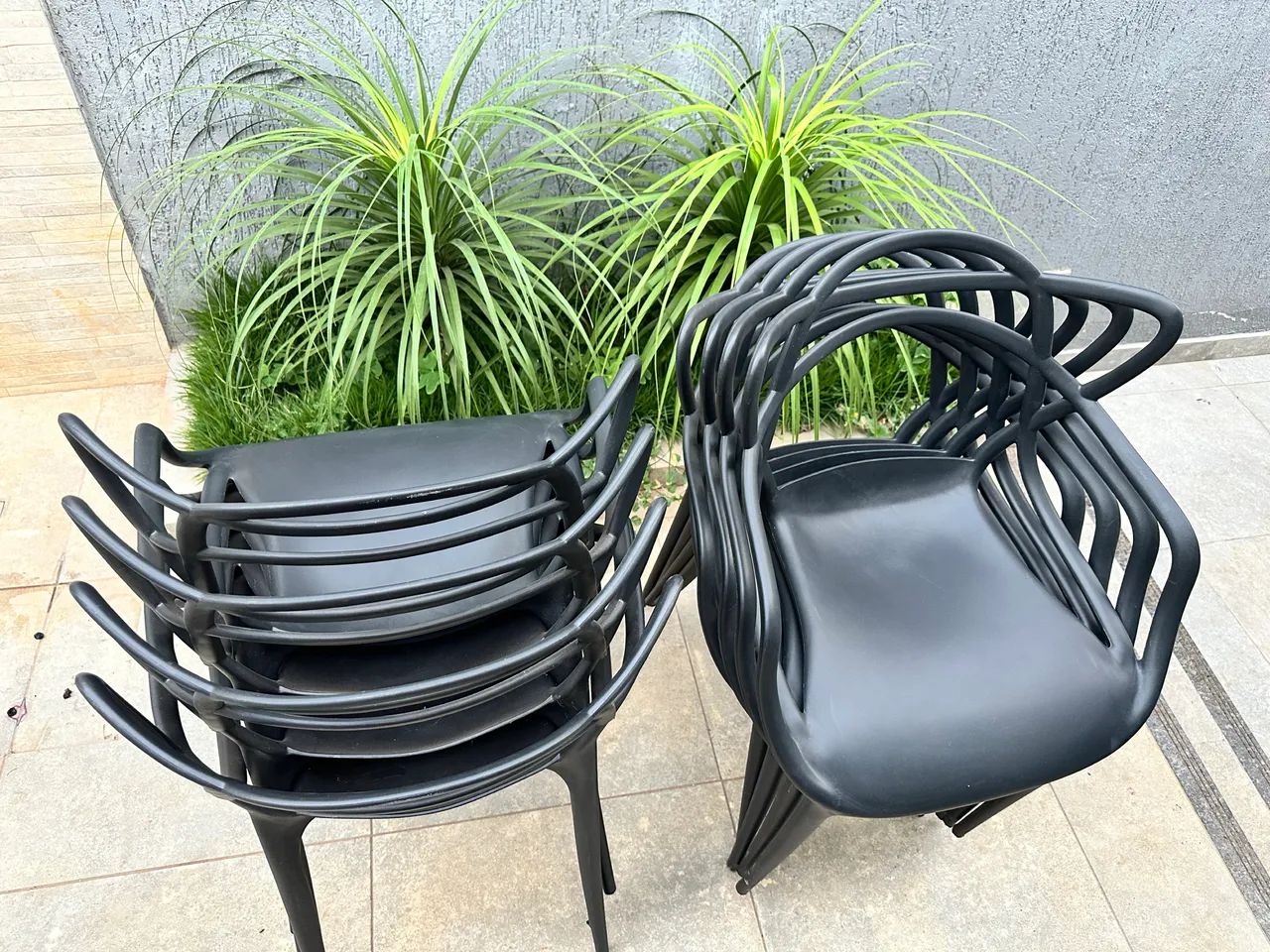 Kit com 8 Cadeiras Allegra Black - O Toque de Design que Seu Espaço Merece! - Foto 4