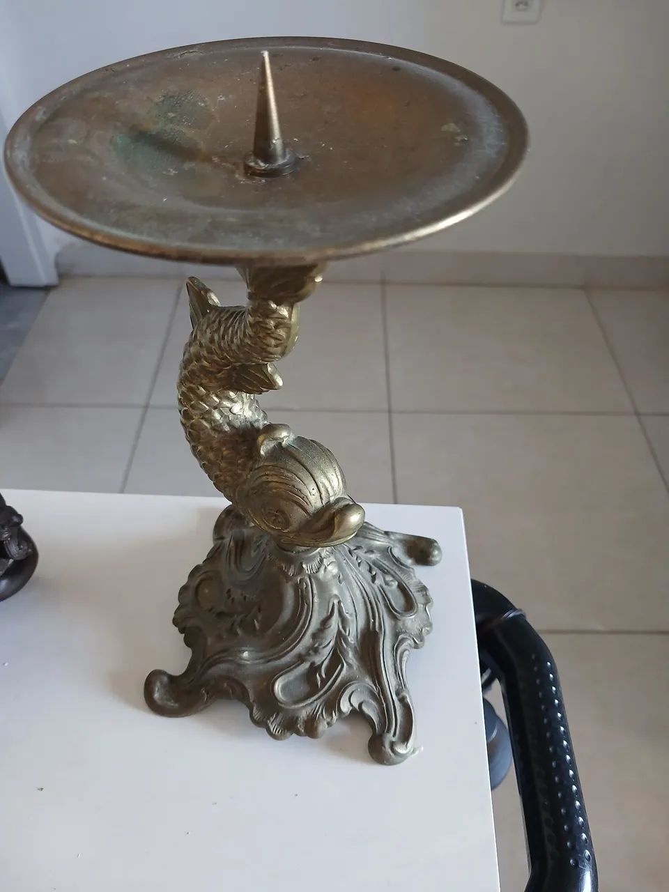 Castiçal de bronze 