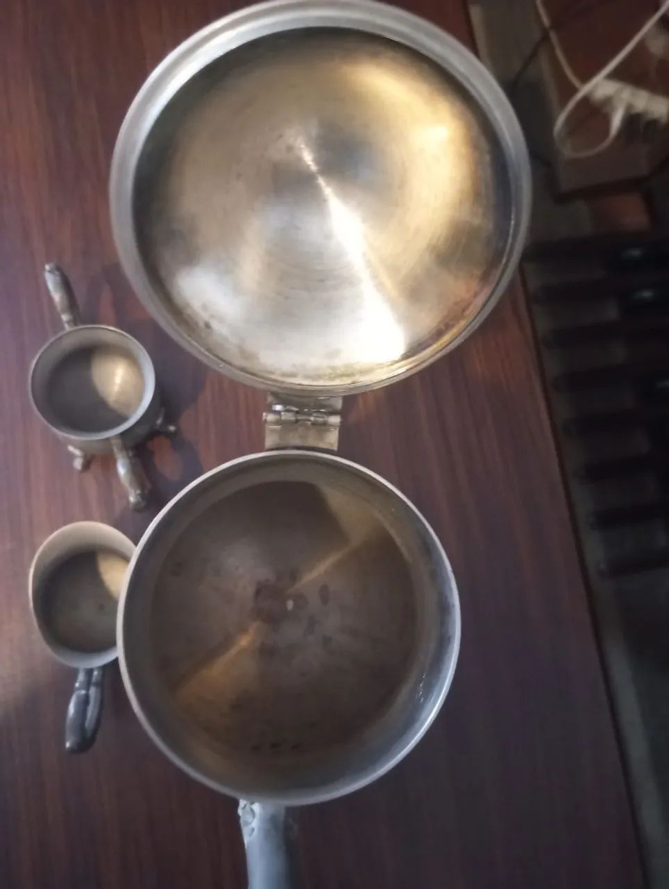 Bule de chá antigo inox - Foto 4