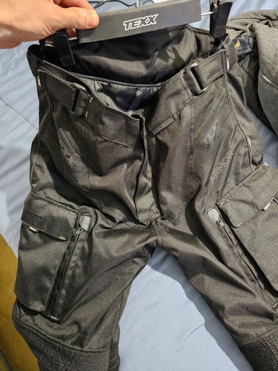 Calça Texx Armor para motociclista com proteção e impermeável  - Foto 5