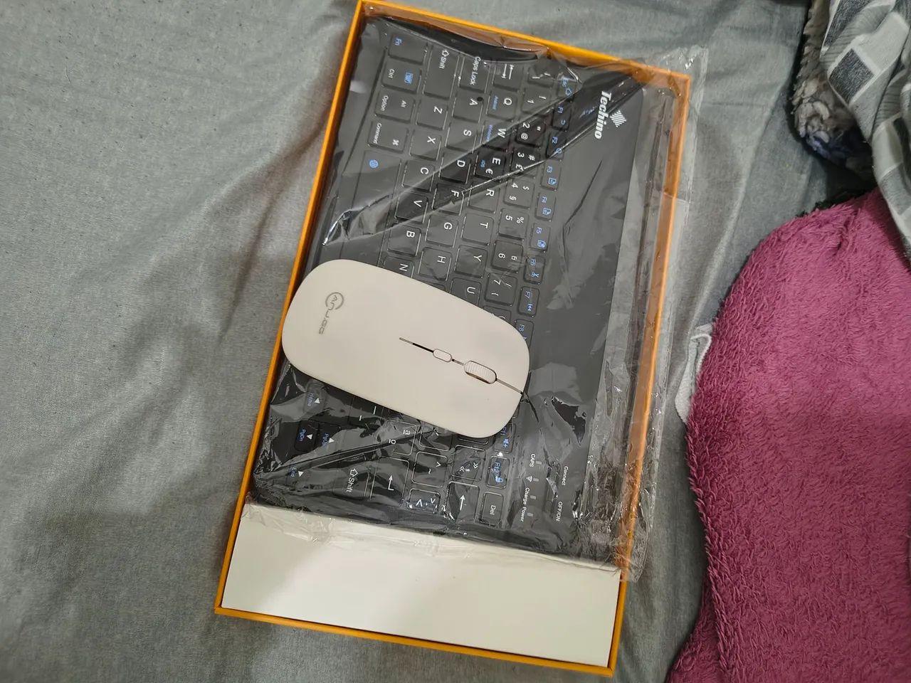 Tablet techino com capa protetora,teclado e mouse  - Foto 5
