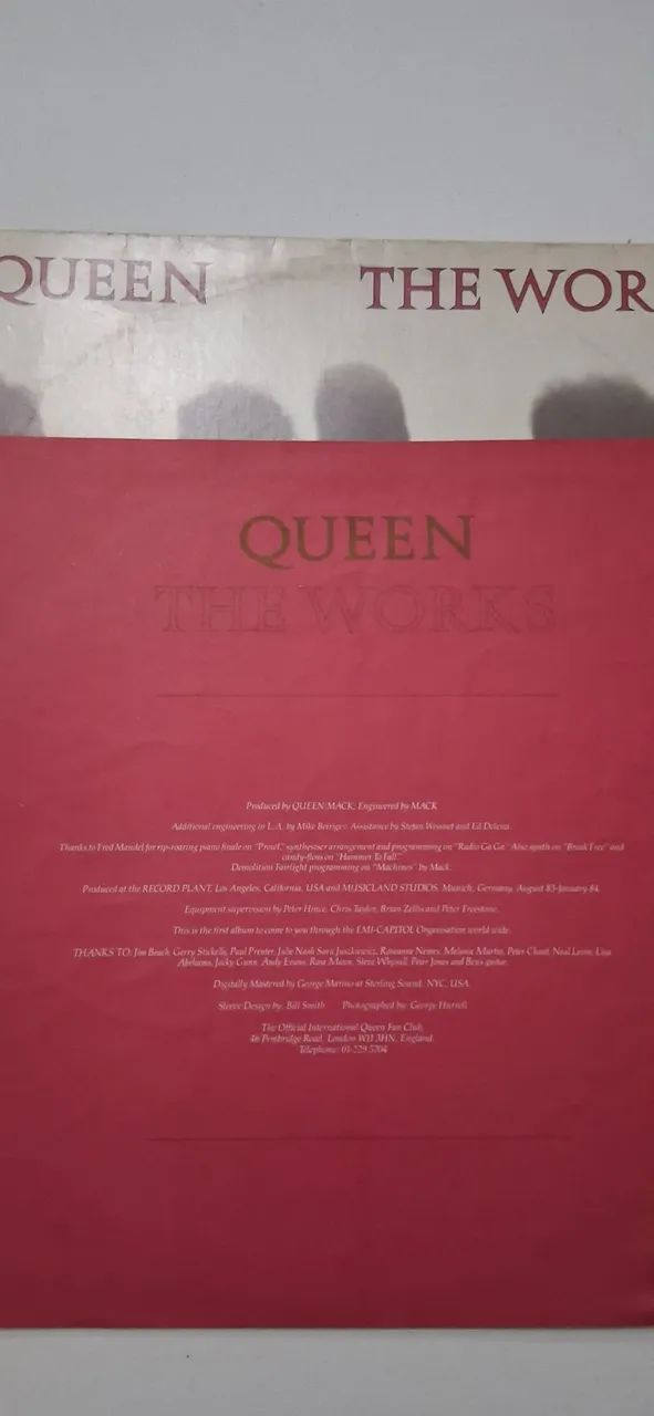 Lp queen "the works" usado  - Foto 3