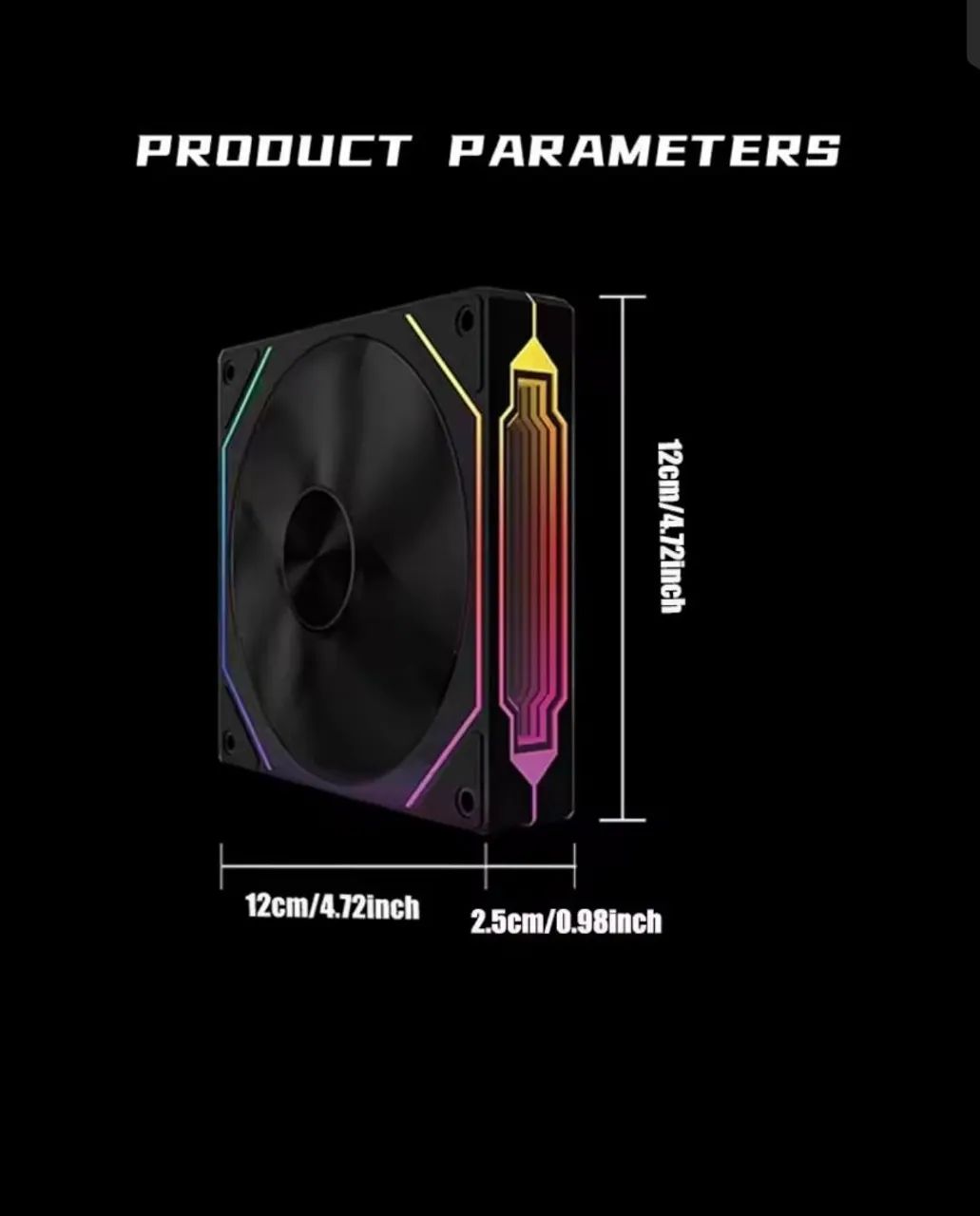 Kit 3 Fans PRISM 4RS Forward - Foto 3