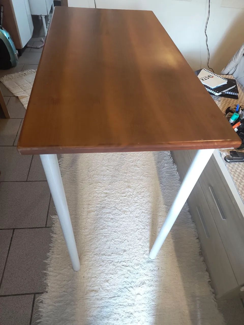 Mesa retangular Madeira 1,00 x 50 - Foto 2