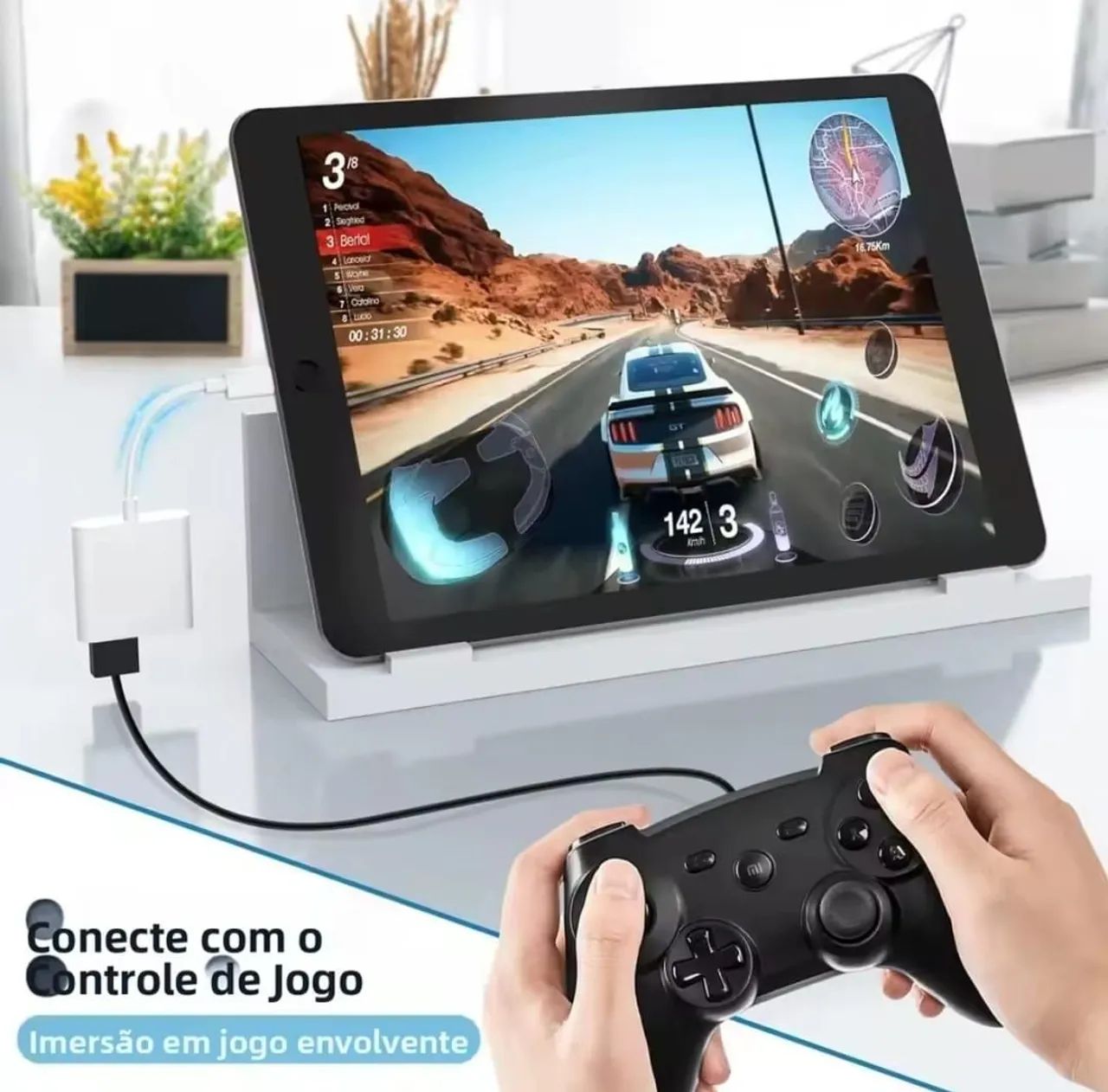Adaptador OTG tipo C 3 em 1 - Foto 5