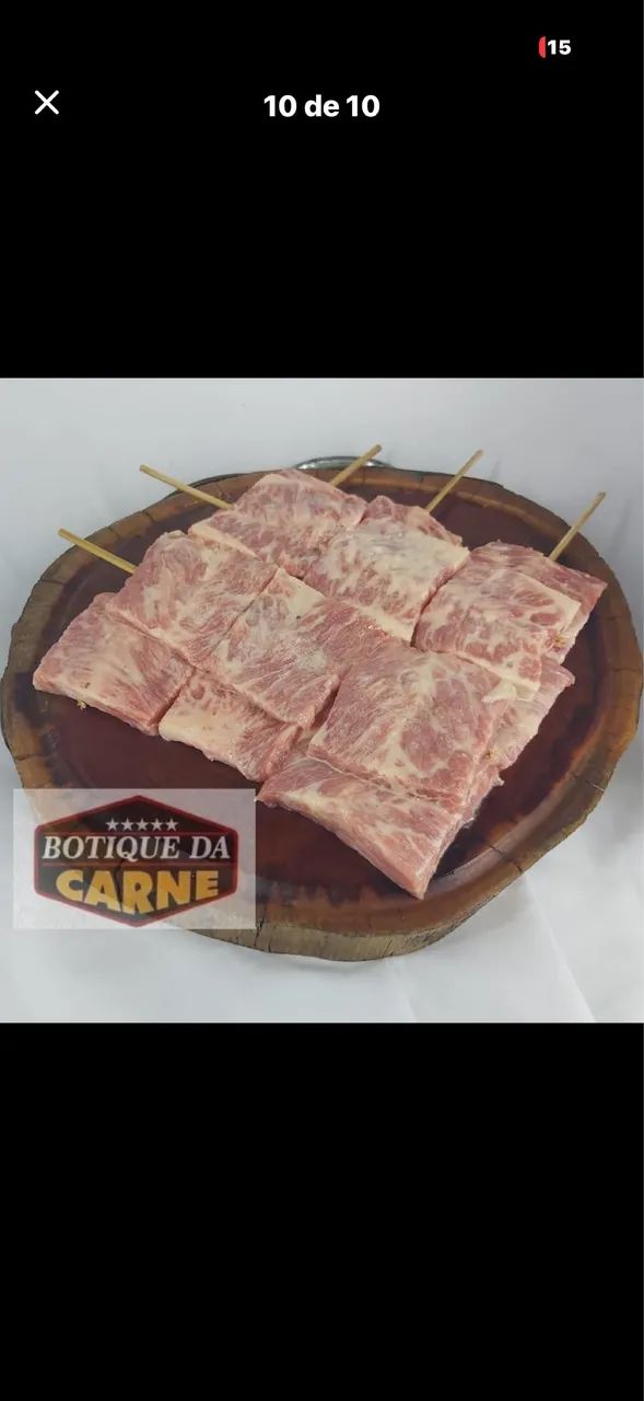 Espetinho pronto e kit churrasco ? 