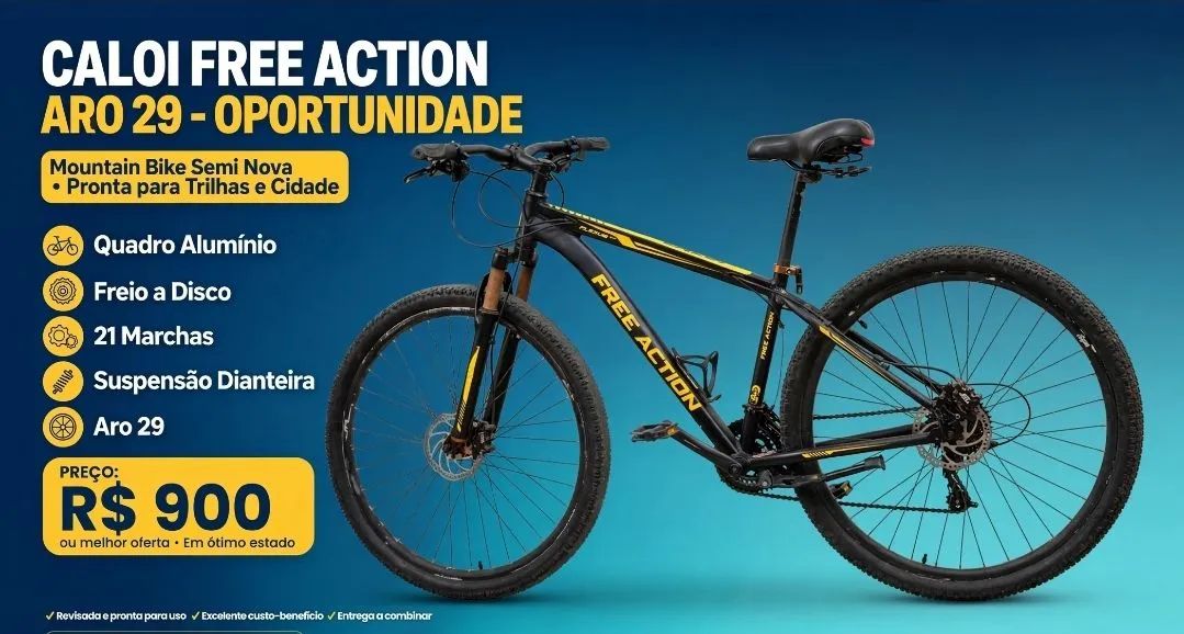 Bicicleta caloi aro29