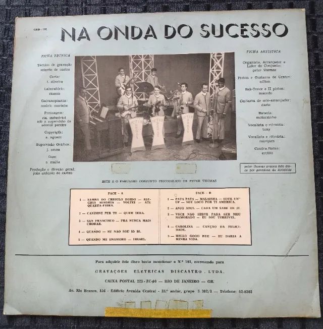 Peter Thomas E Seu Conjunto Psicodélico - Na Onda Do Sucesso - Foto 2