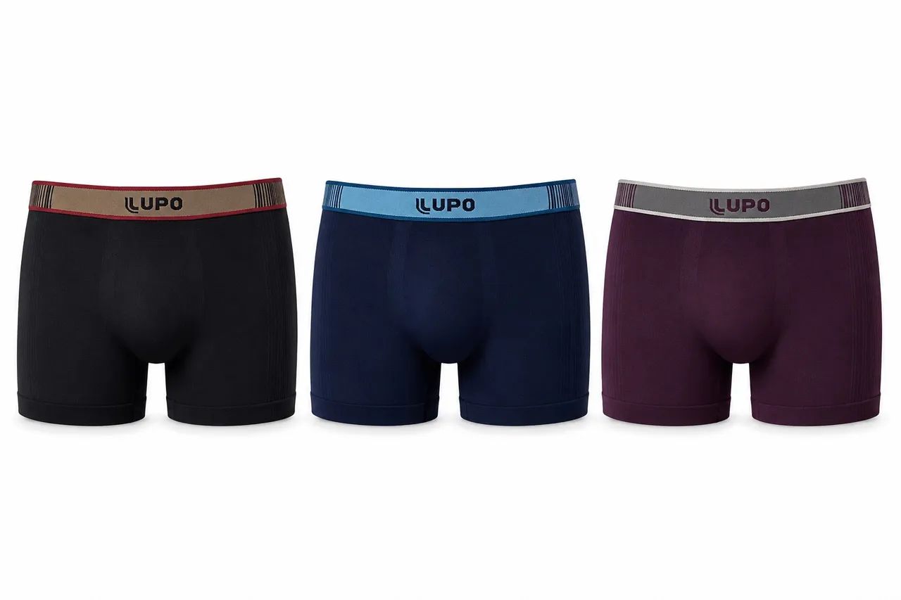 Cuecas da lupo original com 50% de desconto 