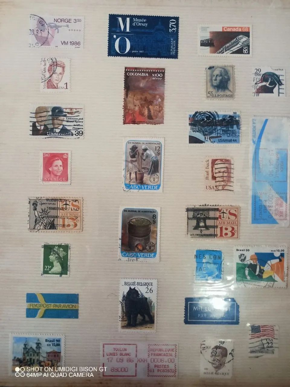 Selos antigos, Brasil e alguns países  - Foto 4