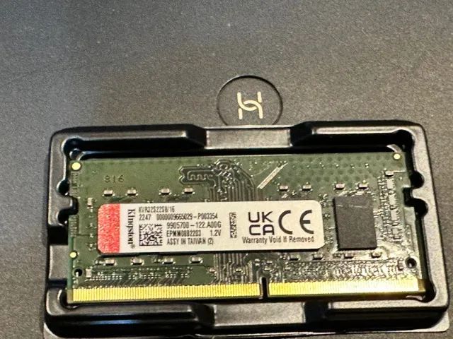 Memoria 16gb P/ Notebook Kingston Ddr4 3200 Kvr32s22s8/16 - Foto 2
