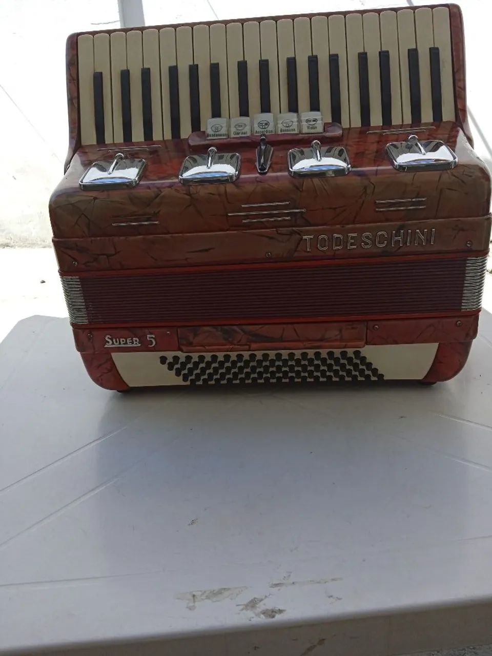 Acordeon Todeschini super 5 80 baixos  - Foto 4
