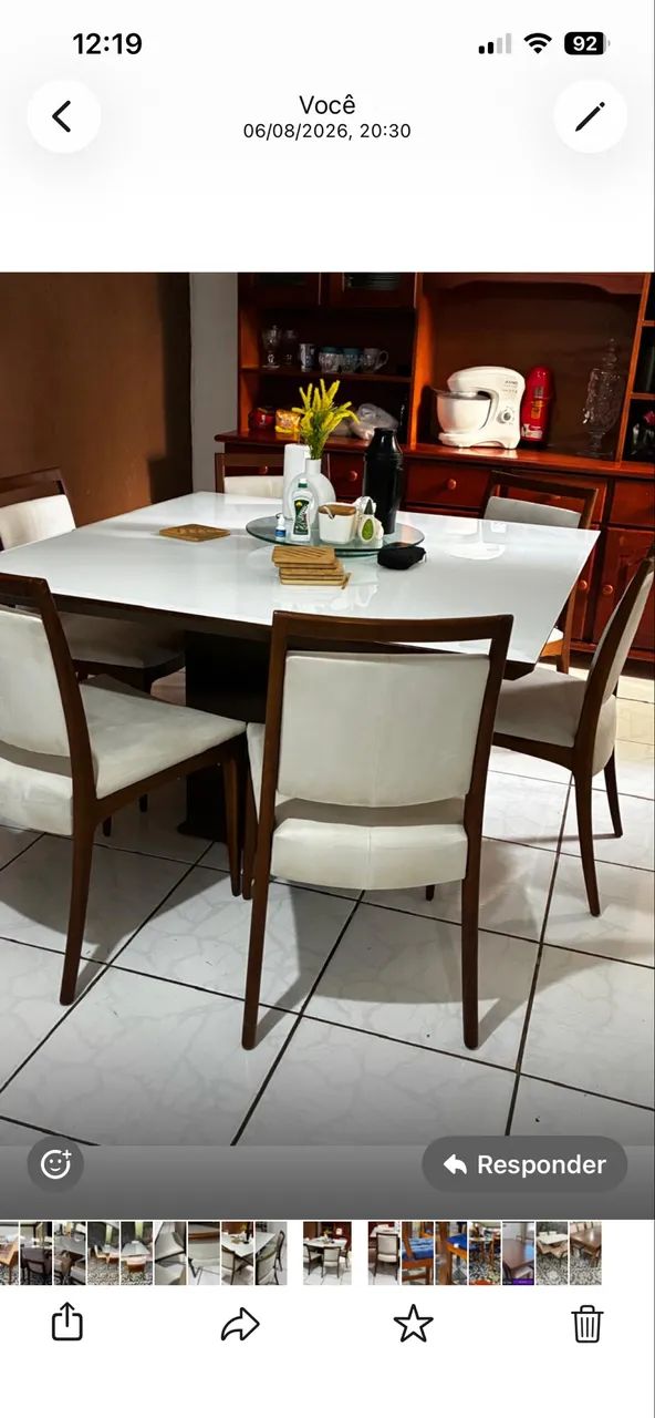 Mesa de madeira maciça - Foto 4