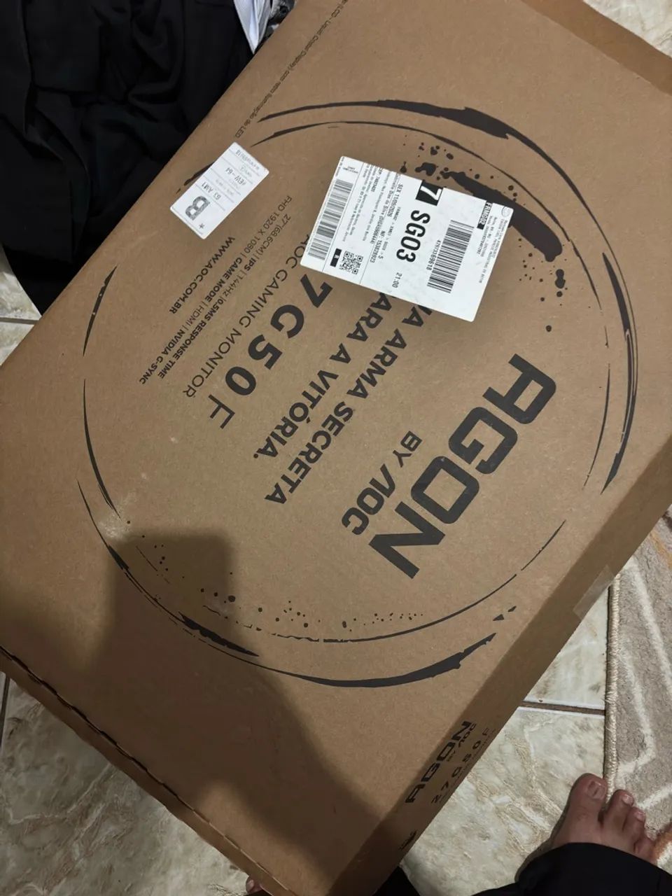 Monitor Gamer 27 polegadas e 144 Hertz AOC  - Foto 4