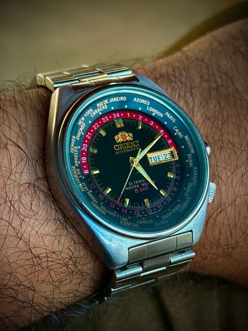Relogio orient world