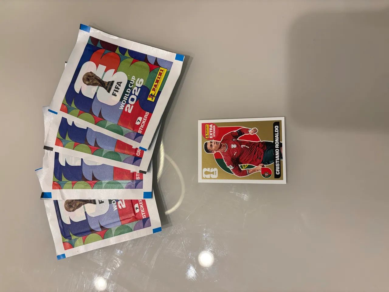     CR7 Legend Ouro Copa do Mundo 2026 (Extra Sticker)
