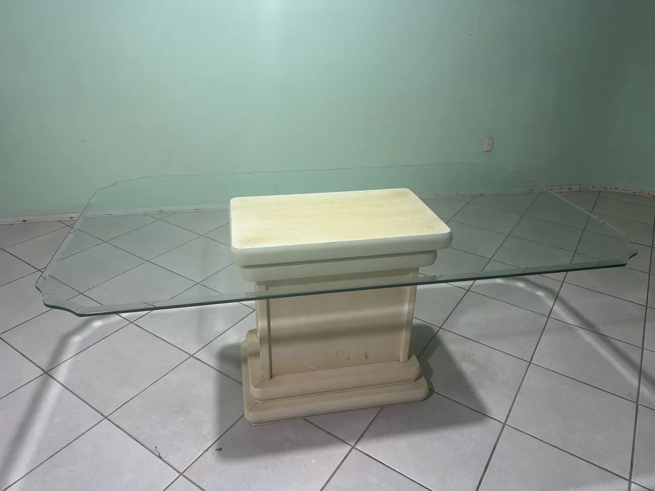 Mesa usada - vidro grande - Foto 2