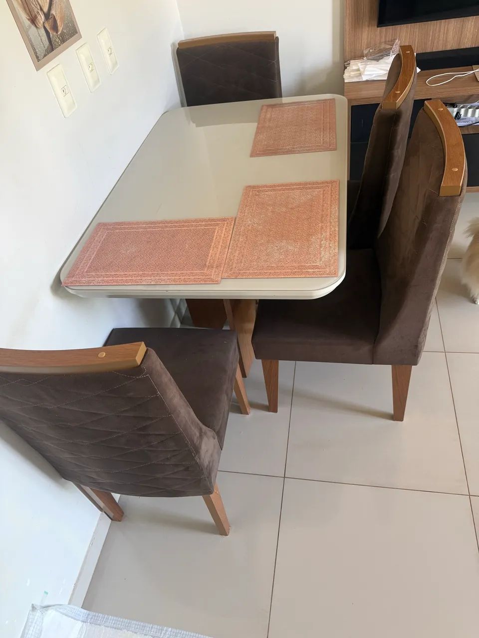 Vendo Mesa de jantar retangular 4 lugares - Foto 3