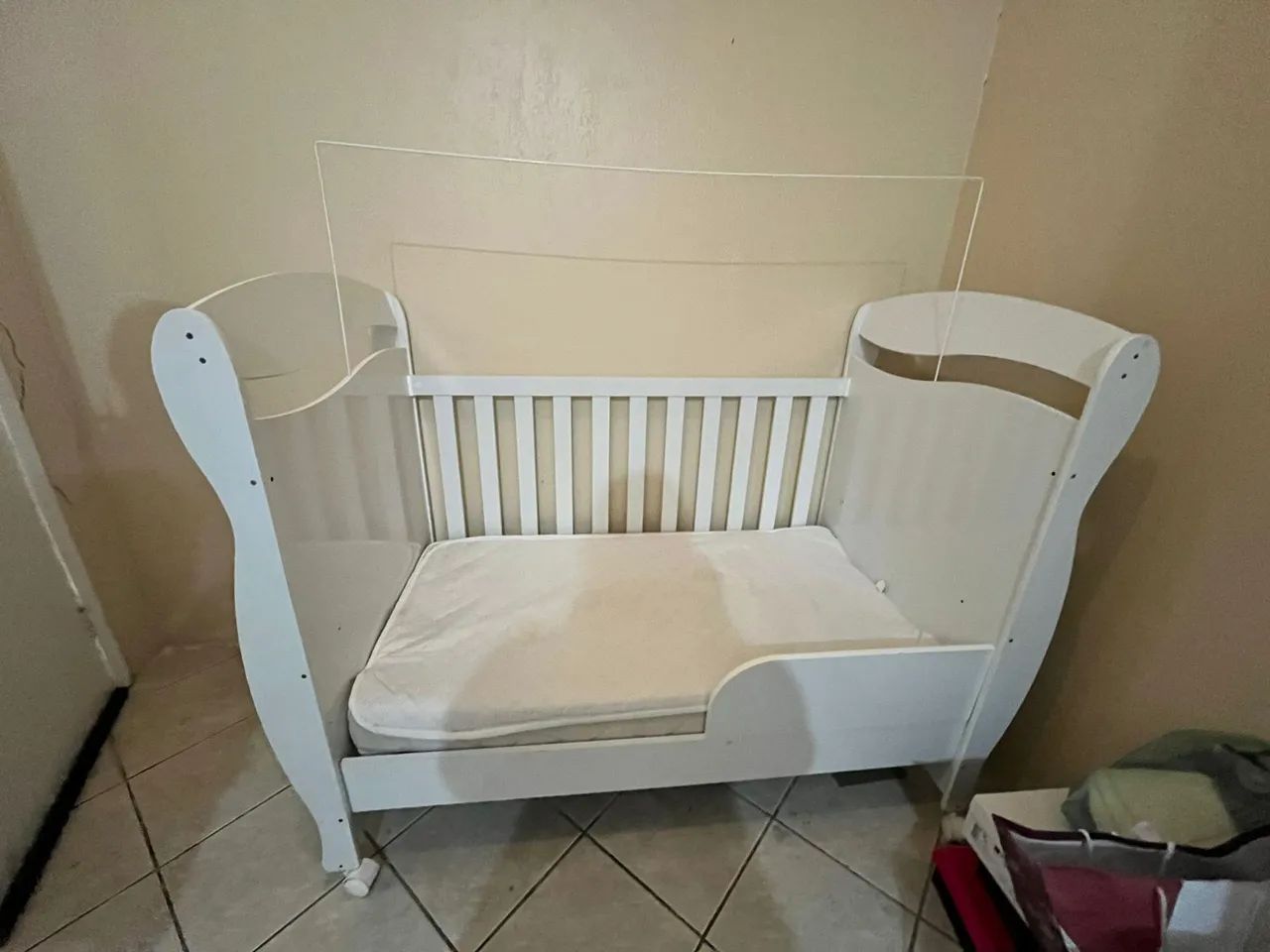 Berço americano 3 em 1 + colchão impermeável. - Foto 2