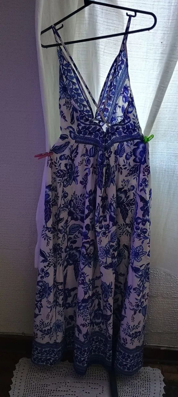 Vestido azul  longo  - Foto 4