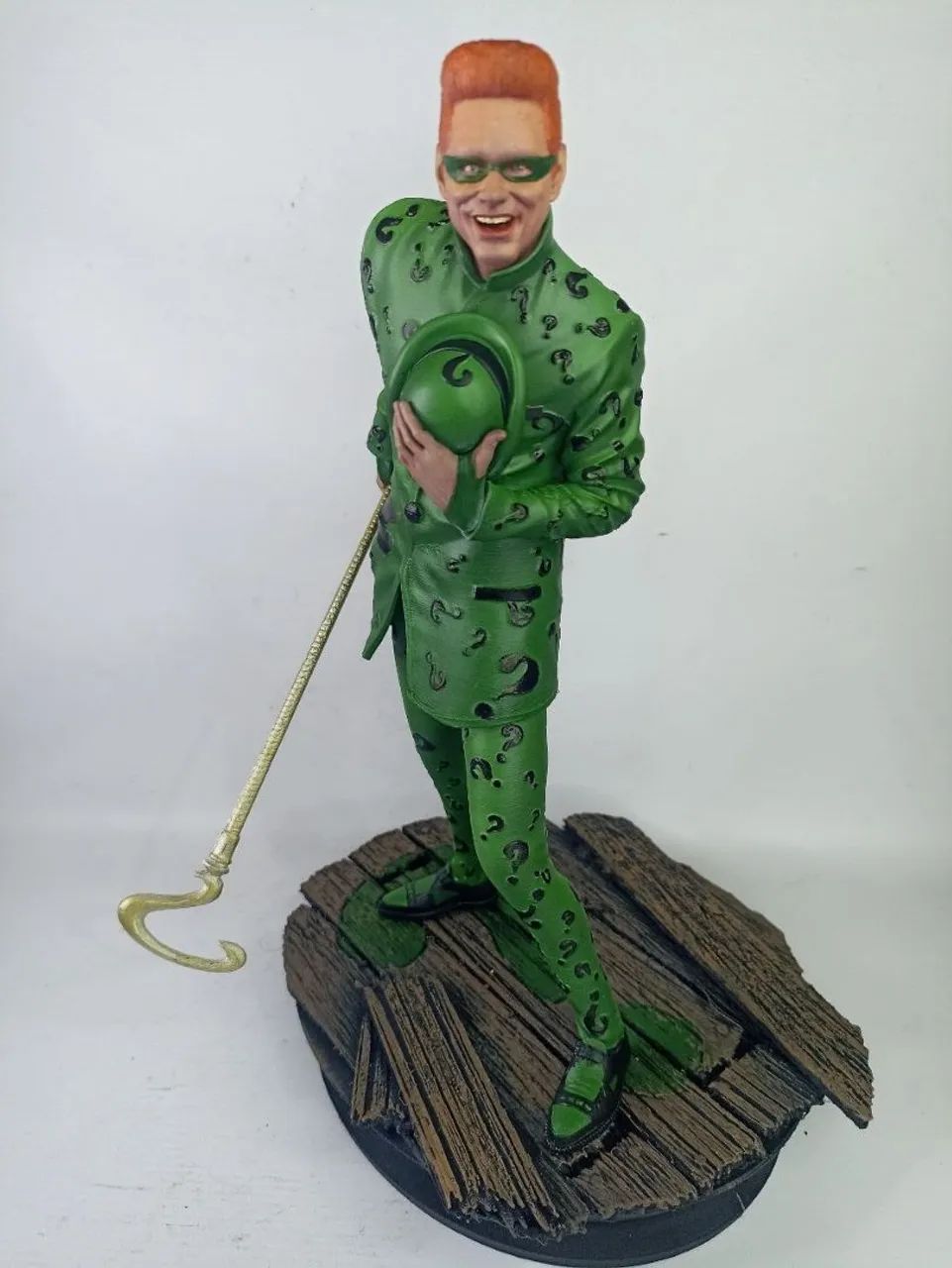 Escultura 3D Charada (The Riddler) - DC Comics