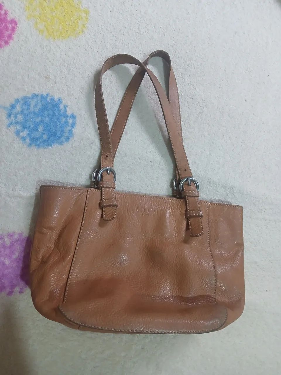 Bolsa de couro legítimo marca MR CAT pequena