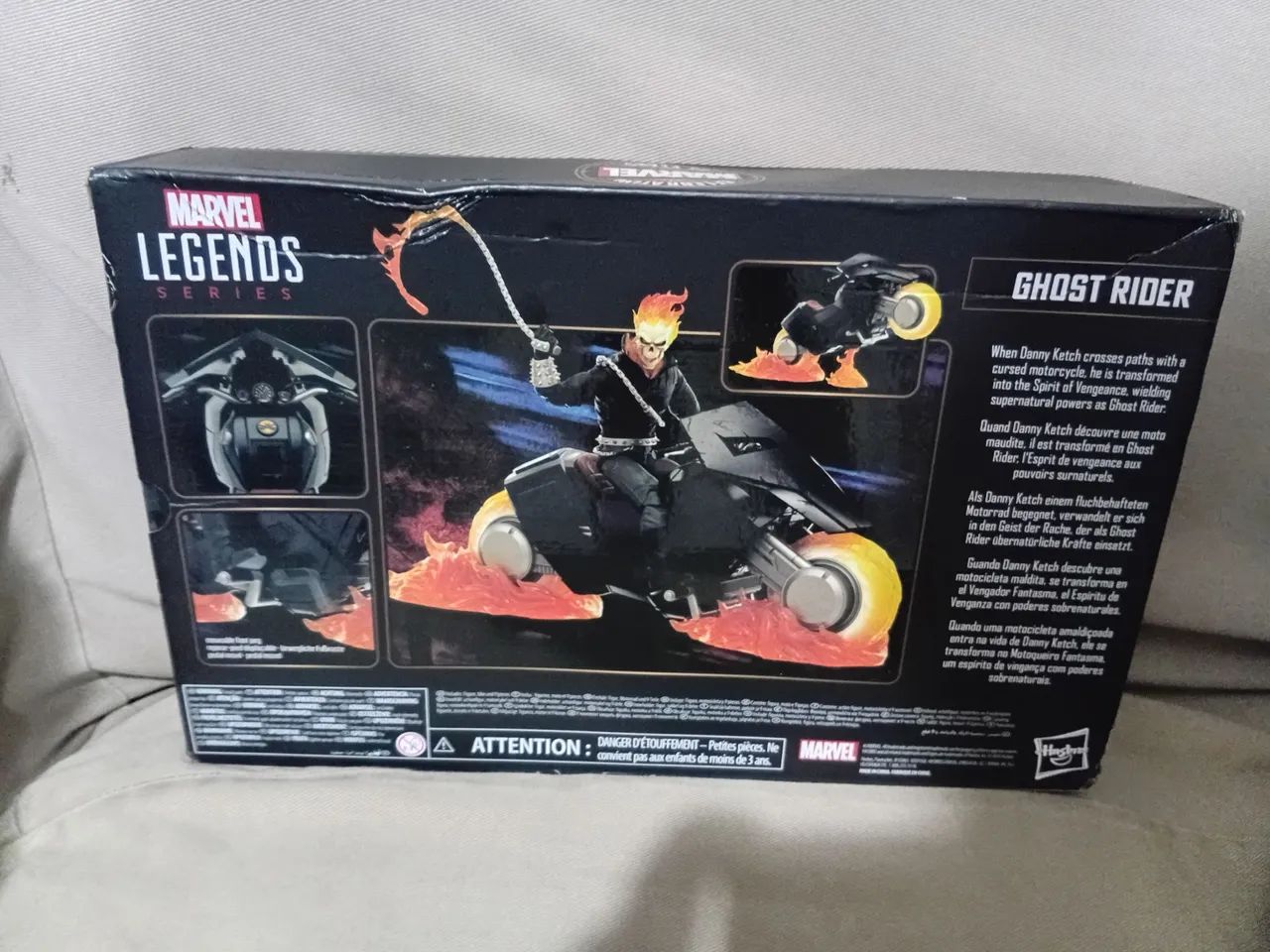 Motoqueiro Fantasma Marvel Legends Bootleg - Foto 4