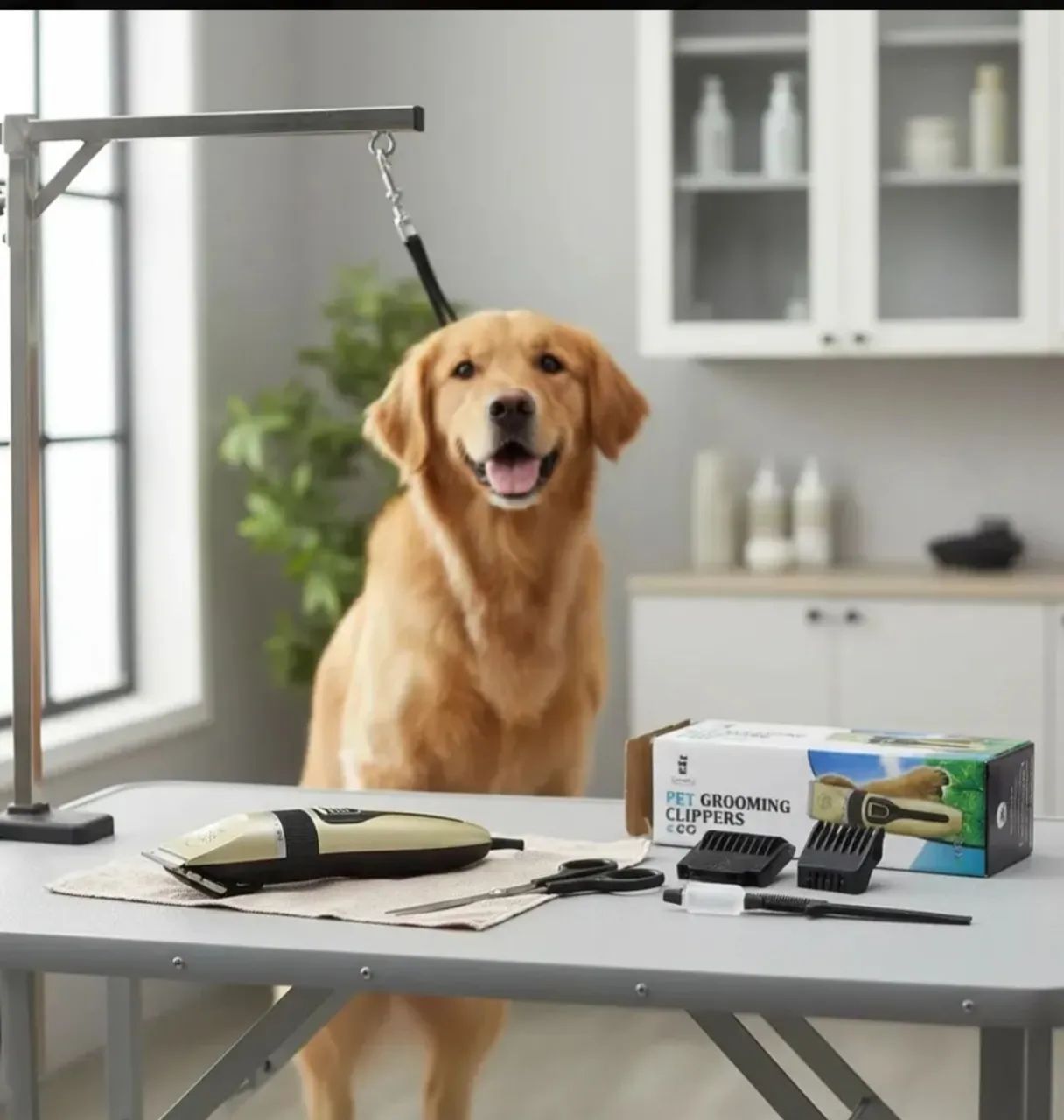 Máquina De Tosa Para Pets Sem Fio Com Bateria E Kit Completo (Usado) - Foto 5