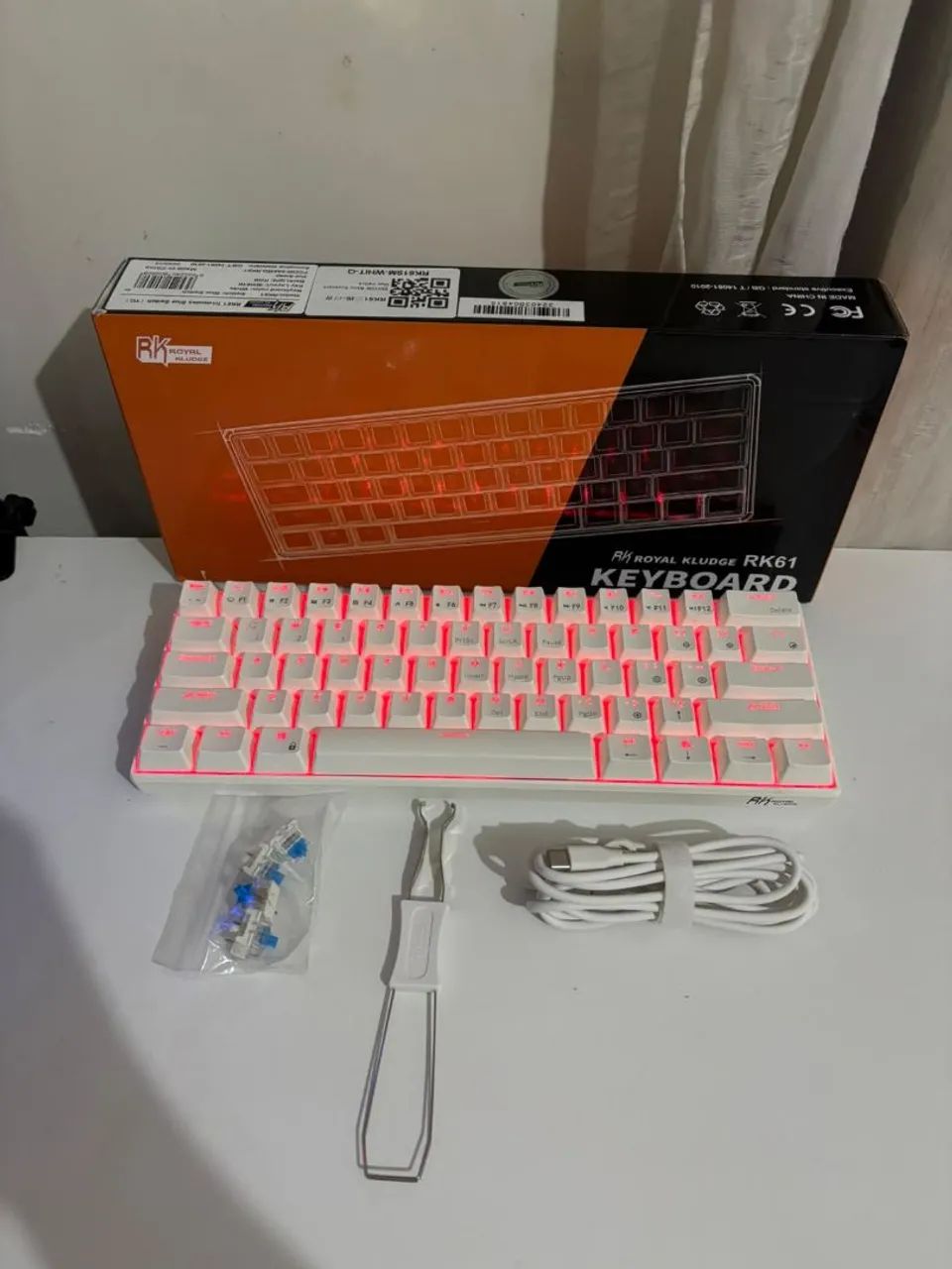 TECLADO MECÂNICO SWITCH BLUE - Foto 4
