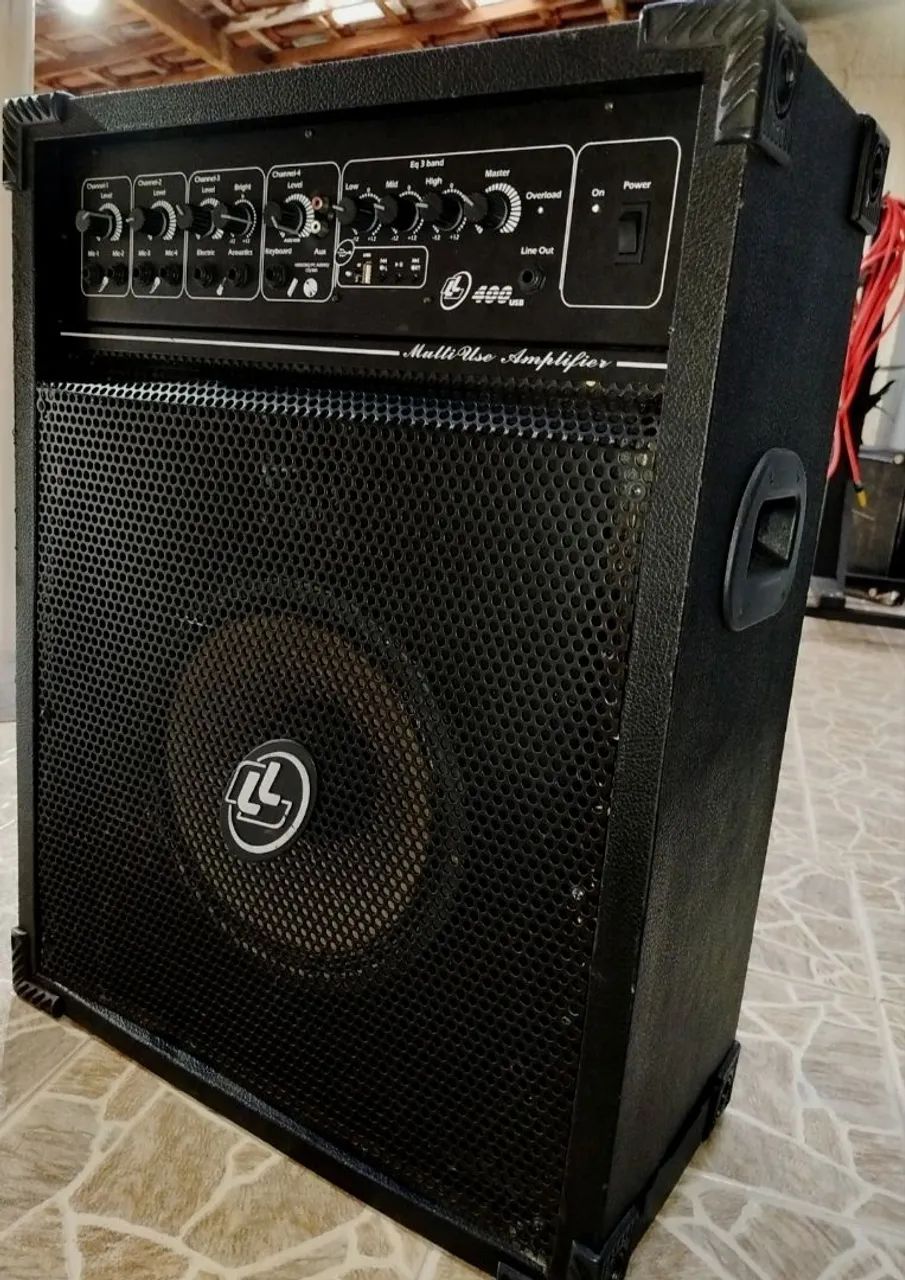Caixa de Som Amplificada LL400 Multiuso 